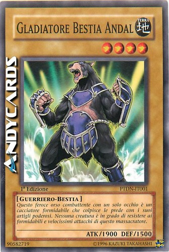 Gladiatore bestia andal - gladiatore, •