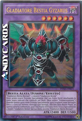 Gladiatore bestia gyzarus - gladiatore,