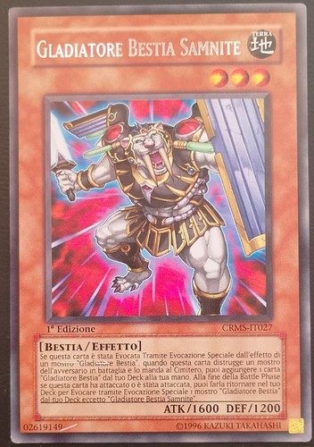 Gladiatore bestia - yu-gi-oh,
