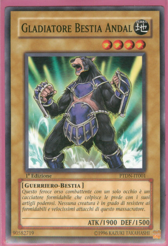 Gladiatore bestia andal - andal, •