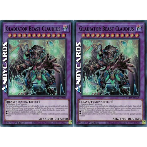 Gladiator beast claudius - beast, 2x