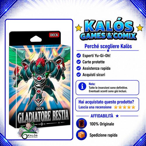 Yugioh mazzo deck - mazzo, gladiatore